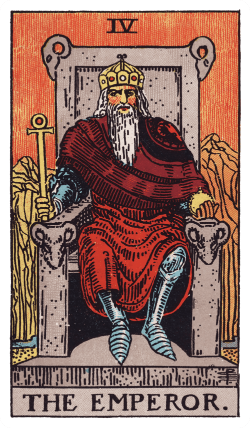The Emperor tarot card