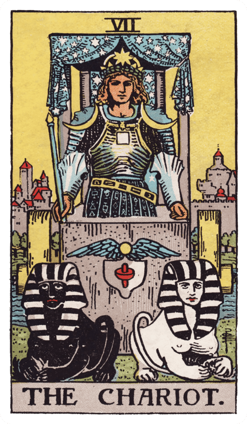The Chariot tarot card