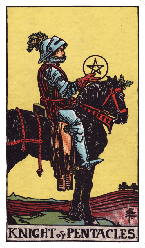 Knight of Pentacles tarot card